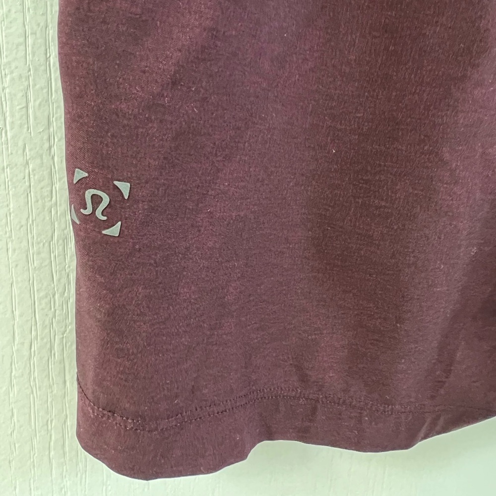 Lululemon T.H.E. Short *Luxtreme Liner 9" Heathered Texture Printed Dark Adobe - Picture 9 of 11